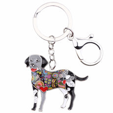 Labrador Multicolor Keychain