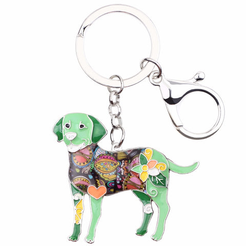 Labrador Multicolor Keychain