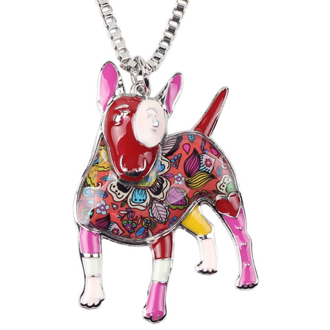 Bull Terrier Multicolor Necklace