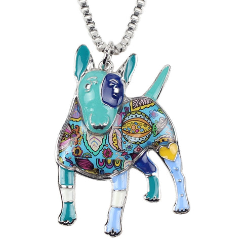 Bull Terrier Multicolor Necklace