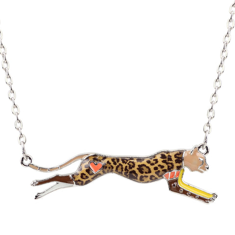 Multicolor Leopard Necklace