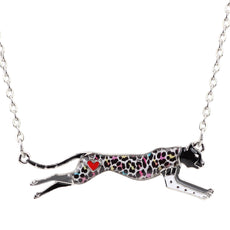 Multicolor Leopard Necklace