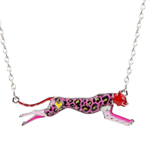 Multicolor Leopard Necklace