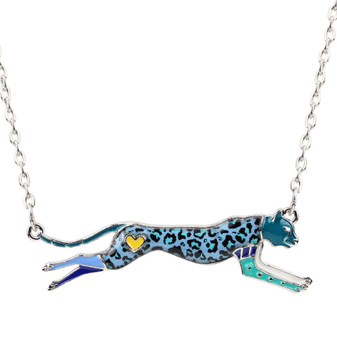 Multicolor Leopard Necklace