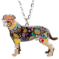 Rottweiler Multicolor Necklace