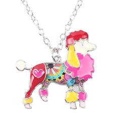 Poodle Multicolor Necklace