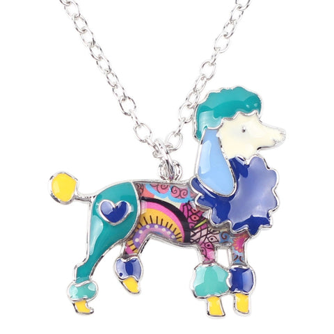 Poodle Multicolor Necklace