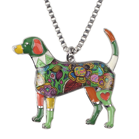 Beagle Multicolor Necklace