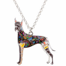 Great Dane Multicolor Necklace