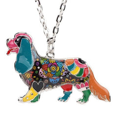 Spaniel Multicolor Necklace