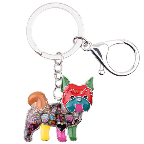 Yorkshire Multicolor Keychain