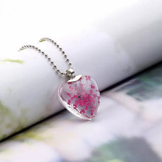 Glass Heart Necklace