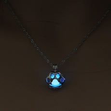 Glow in the Dark Paw Necklace
