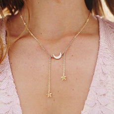 Free Stars and a Moon Necklace