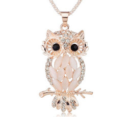 Crystal Owl Necklace