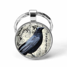 Crow Animal Keychain