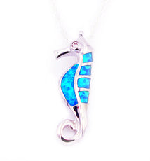 Cute Seahorse Opal Necklace