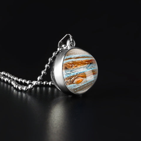 Planet Double Glass Necklace