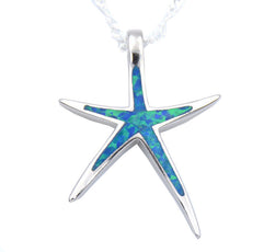 Opal Starfish Necklace