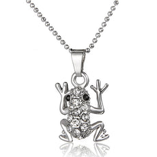 Climbing Frog Necklace