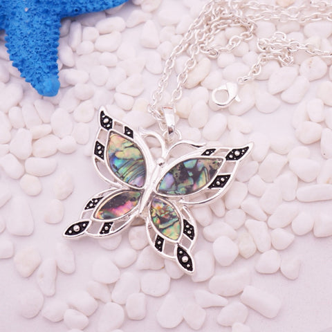 Free Green Butterfly Necklace