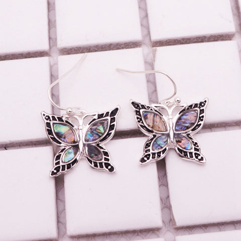 Free Green Butterfly Earrings