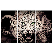 3 Panel Leopard Wall Canvas
