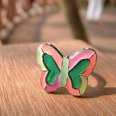 Multicolored Butterfly Mood Ring