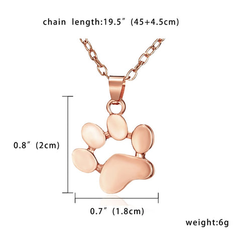 Feline Paw Necklace