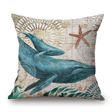 Marine Life Cushion Cover