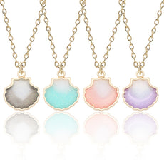 Shell Enamel Necklace