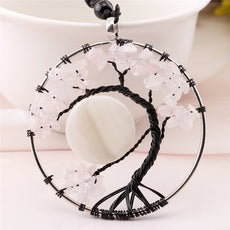 White Tree of Life Necklace