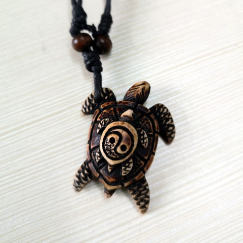 Child & Mother turtle necklace
