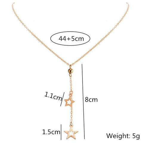 Free Falling Stars Necklace