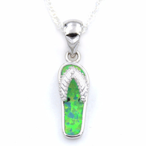 Flip Flops Opal Necklace