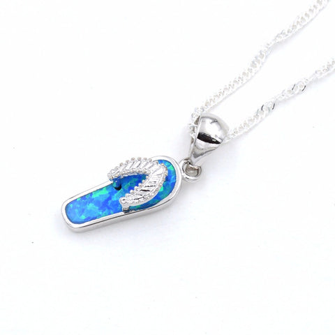 Flip Flops Opal Necklace