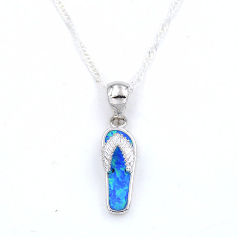 Flip Flops Opal Necklace