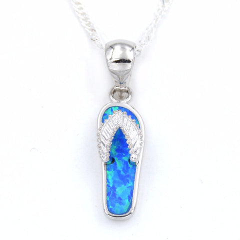 Flip Flops Opal Necklace
