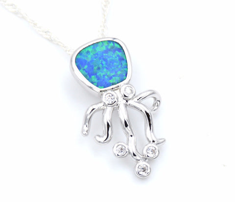 Octopus Opal Necklace