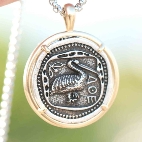 Pelican Bird Handmade Necklace