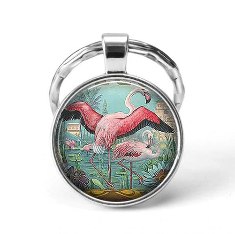 Flamingo Keychain