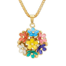 Crystal Flower Necklace