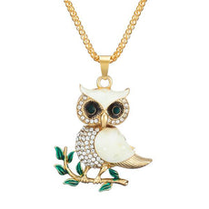 Crystal Owl Necklace