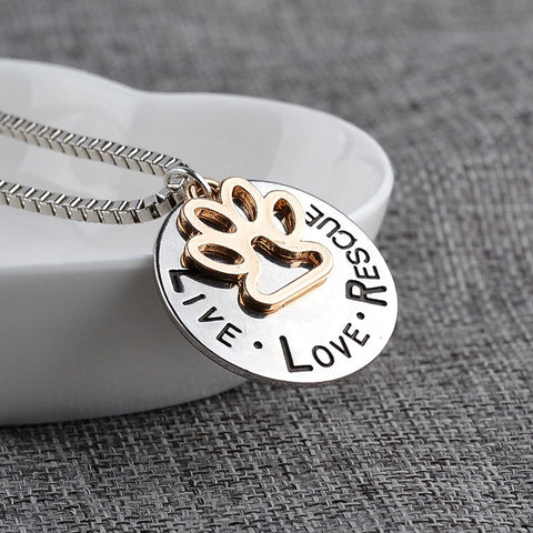 LIVE LOVE RESCUE Necklace
