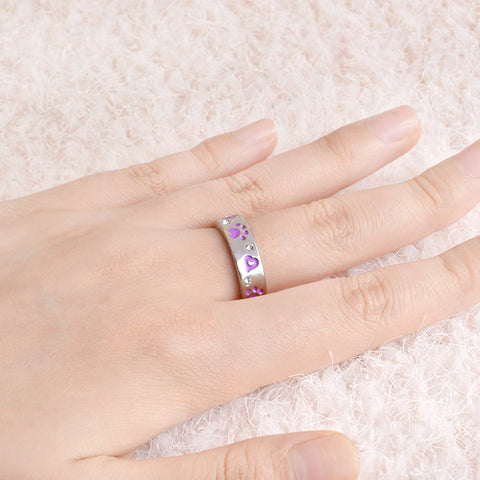 Paw Purple Ring