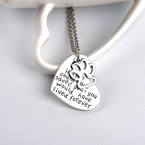 Forever Loved Paw Necklace