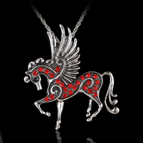 Vintage Pegasus Necklace