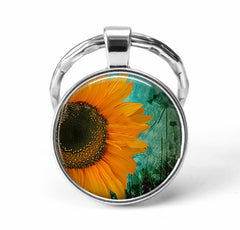 Sunflower Keychain