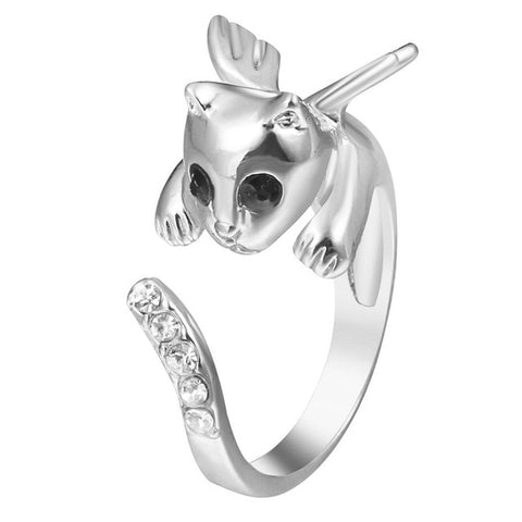 Angel Cat Ring