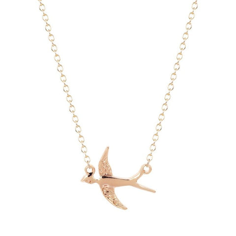 Flying Swallows Necklace
